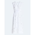 thumbnail image 5 of Free Assembly Women's Sleeveless Embroidered Cotton V-Neck Midi Dress, Sizes XS-XXL, 5 of 5