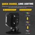 thumbnail image 4 of BUNKER INDUST Wireless Trailer Lights Kit, Adjustable Magnetic Towing Lights with Brake Turn Reverse Strobe Side Number Plate Light for Trucks, Boat, RV, Vehicle, Caravan, 4 of 9