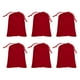 thumbnail image 1 of Uxcell 6 Pcs Bolsas de terciopelo con cordón, 10 x 8 pulgadas, bolsas de regalo de joyería, bolsa de dulces para bodas y fiestas, 1 of 6