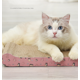 thumbnail image 5 of Gato rascador de cartón para sofá cama, tablero rascador para gatos, sacapuntas de garras de cartón corrugado con forma de hueso grande   JM, 5 of 5