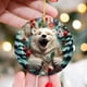 thumbnail image 1 of Fiudx Adorno Navideño de Muñeco de Nieve, Bonito Adorno Acrílico para Coche, Diseño Redondo Hecho a Mano, Accesorio Festivo para Oficina y Hogar, Ideal Como Regalo de Navidad, Tamaño de 8 Cm., 1 of 3