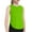 0-Green884, variant on Girls Casual Athletic Tank Tops Solid Split Curved Hem Sleeveless Shirt, Sizes 5-14