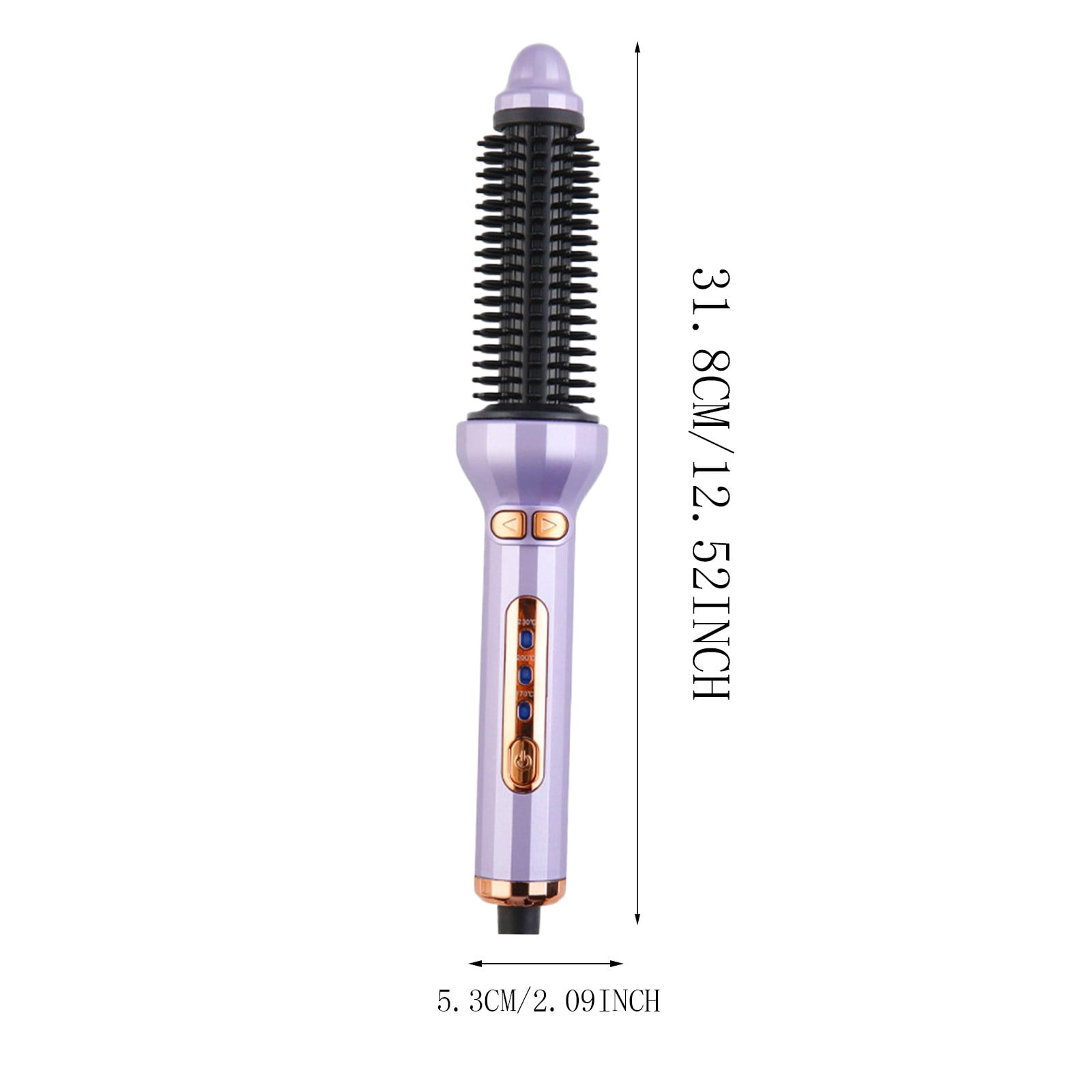 2 In 1 Hair Dryer Brush Automatic Rotating Roller Hot Air Styler Tourmaline Ceramic Heating Curling Automatic Rotating Curling New Big Curling Curling