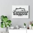 thumbnail image 5 of Scripture Walls Peacemakers Matthew 5:9 Bible Verse Canvas Christian Wall Art Ready to Hang Unframed, 5 of 12