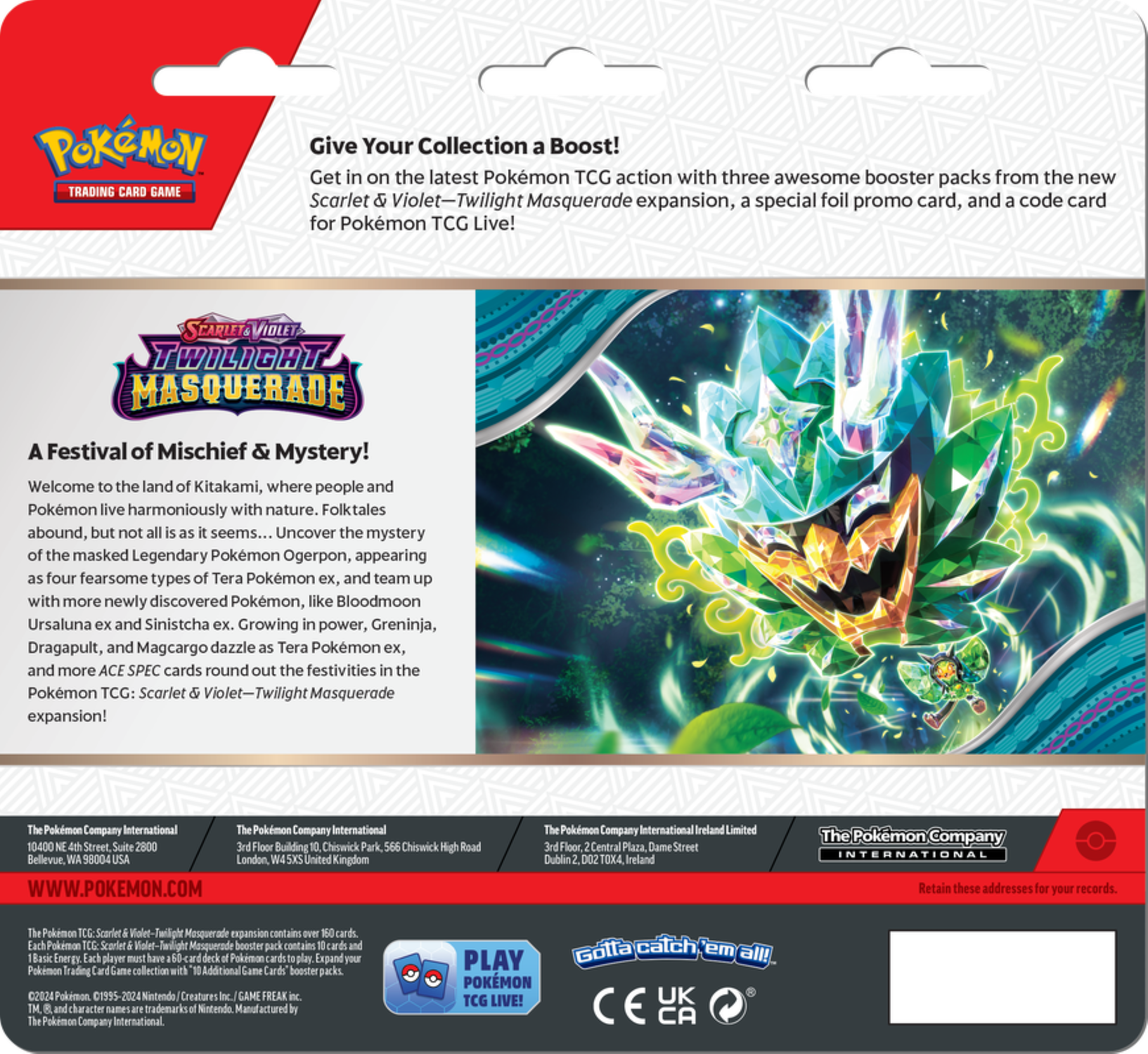 Pokemon Trading Card Games SV6 Twilight Masquerade 3Pk Blister - Snorlax