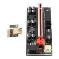 thumbnail image 3 of Tarjeta adaptadora vertical PCIE 1X a 16X Fácil operación 4 condensadores FP Alta eficiencia de conversión PCI E Riser, 3 of 14