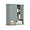Grey Small, variant on Grey Bathroom Cabinet Wall Mounted with Towels Bar, Bathroom Medicine Cabinet with 2 Door Adjustable Shelves, Over Toilet Cabinet for Bathroom Laundry Room Kitchen