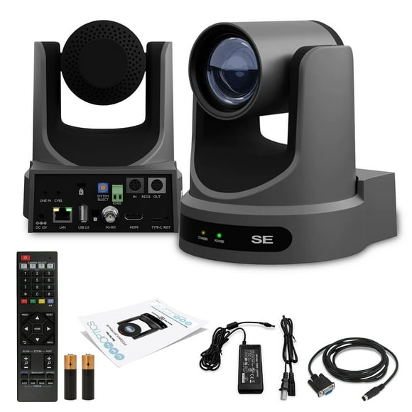 PTZOptics Move SE SDI/HDMI/USB/IP PTZ Camera with 12x Optical Zoom (Gray) (PT12X-SE-GY-G3)