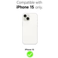 thumbnail image 2 of Funda para iPhone 15 Svanove 6.1" de TPU suave, verde claro, 2 of 7