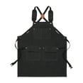 thumbnail image 1 of GROWTH TANK Canvas Apron Gardening Apron Multipurpose Chef Apron for Men Pottery Working Black, 1 of 9