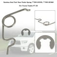 thumbnail image 4 of Stainless Steel Fuel Door Pocket Spring 77305-0C050/60 For Toyota Tundra 07-20, 4 of 13