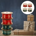 thumbnail image 2 of Raindrops Crafting Polyester Ribbons Red and Green for Craft Enthusiasts 4 Rolls 25mm Width, 2 of 8