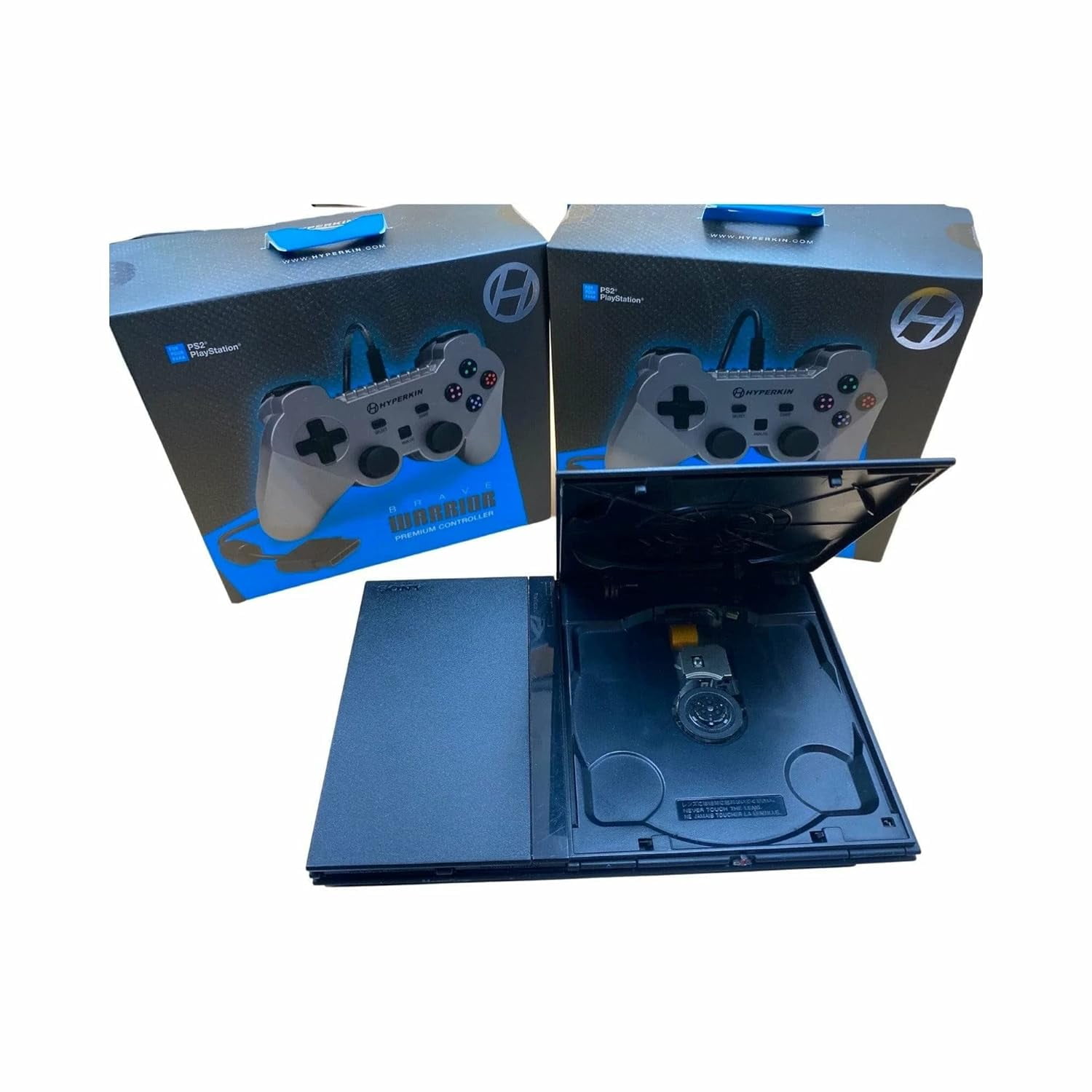 playstation 2 console slim - ceramic white thumbnail 6