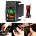 thumbnail image 5 of Huanke-Dual USB Port Charger with Voltmeter for Toyota Recessed Car Socket, 5 of 11