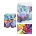 thumbnail image 5 of Gymnastics Leotards for Girls One Piece Sparkle Ballet Dance Activewear Athletic Leotard Colorful Sleeveless Outfits Matching Shorts Hair Scrunchie, 5 of 6