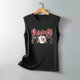 thumbnail image 4 of ICHUANYI Clearance Women Printing Tank Fit Round-Neck Sleeveless Pullover Tee Tops(Black, M) ICHUANYI WER2023081502606, 4 of 5