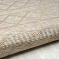 thumbnail image 4 of LR Home Pablo 5' x 7' Tan/Brown Diamond Stripes Durable Indoor/Outdoor Area Rug, 4 of 9