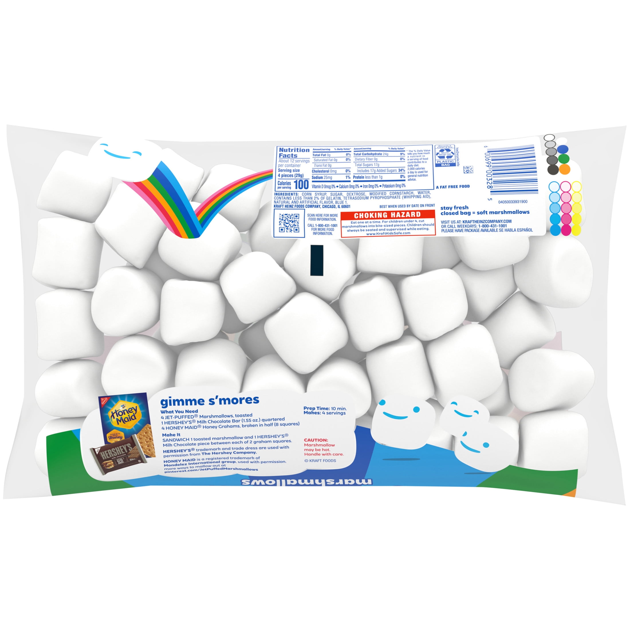 Jet-Puffed Brand Marshmallows Pack, Versatile 12 oz Bag Jet-Puffed Brand Marshmallows Pack, Versatile 12 oz Bag