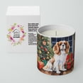 thumbnail image 2 of Cavalier Spaniel Cozy Christmas Decorative Soy Candle 3.25 in x 3.75 in, 2 of 5