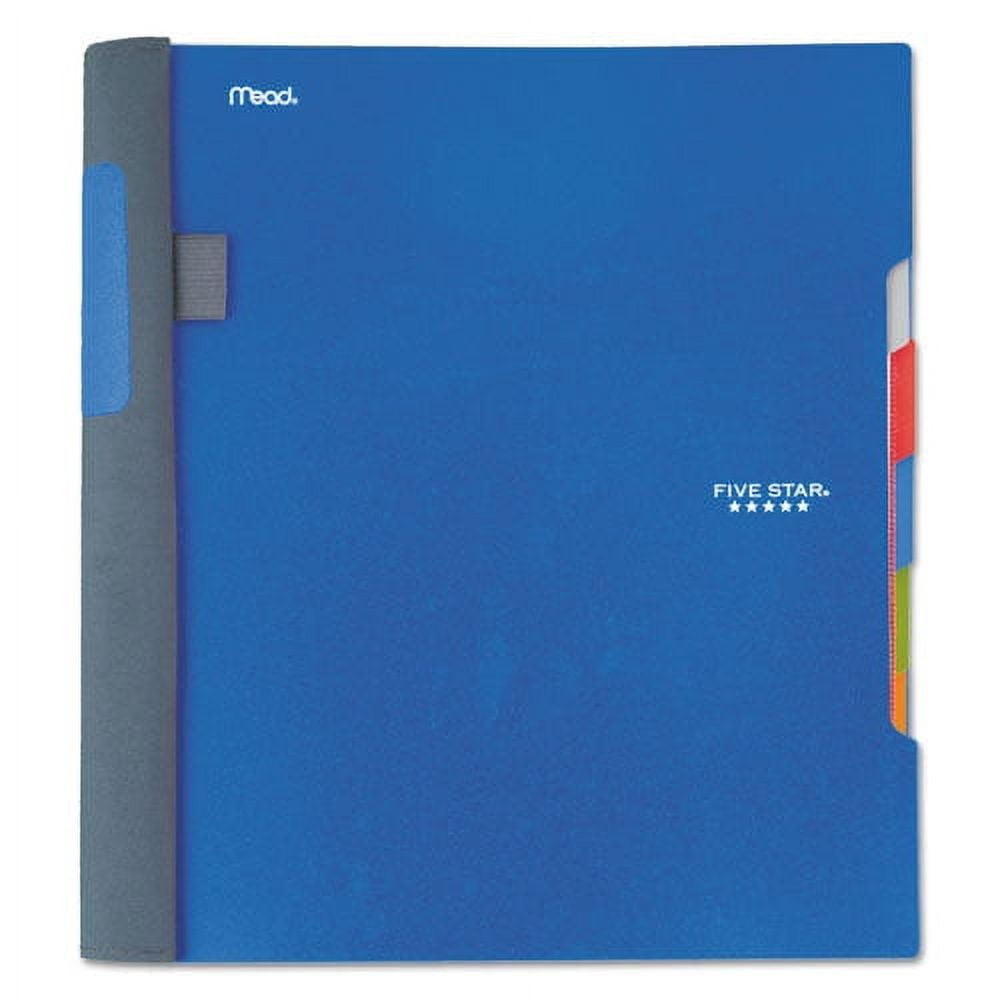Five Star Advance Wirebound Notebook, 5 Subject, 10 Pockets, Medium/College Rule, Randomly Assorted Covers, 11 x 8.5, 200 Sheets (06326)