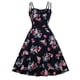 thumbnail image 1 of Vestido ajustado sin mangas con cordones y estampado floral sexy para vacaciones de moda para mujer Pompotops  ghjkhdj19441, 1 of 8