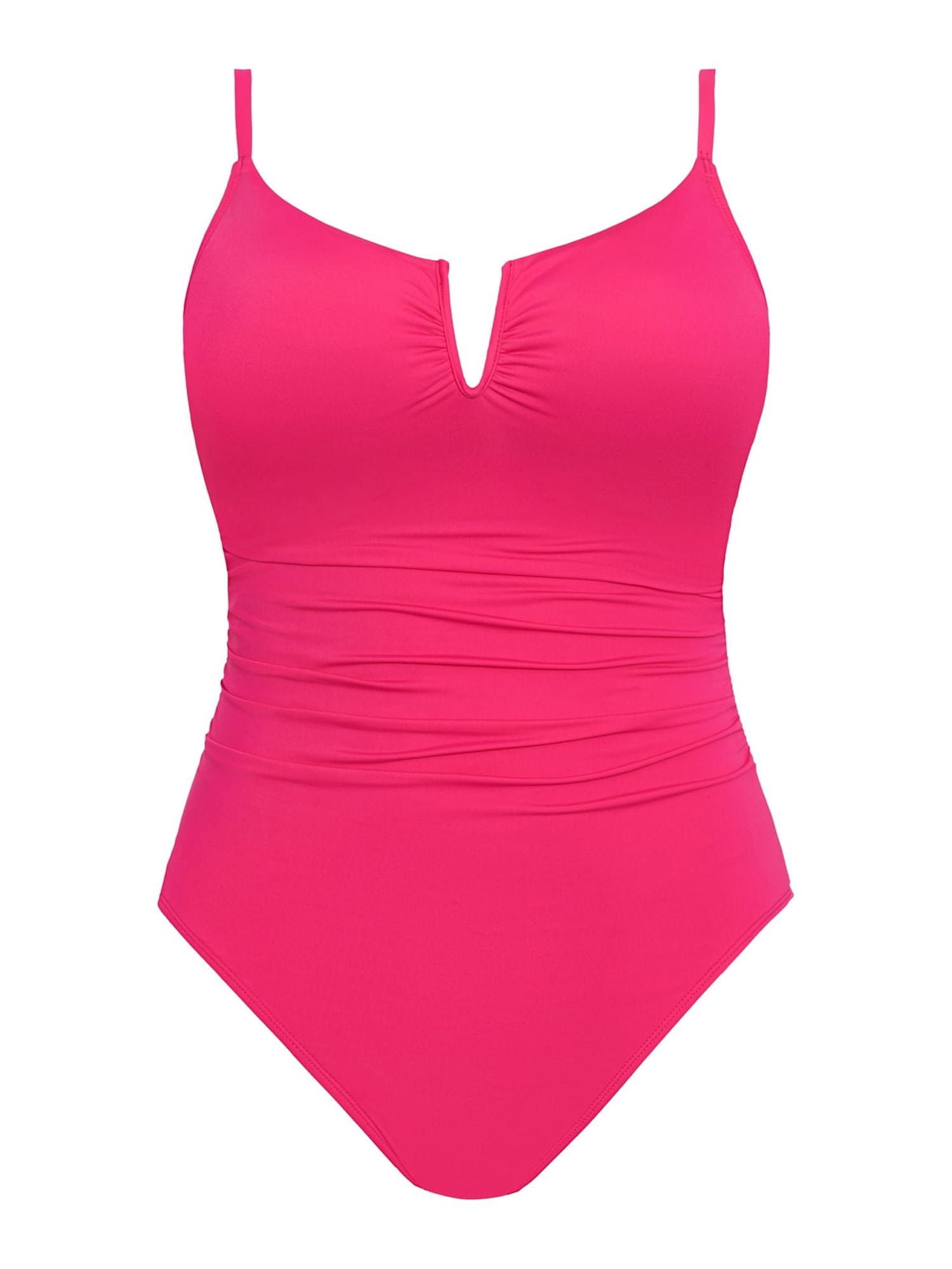 Time and Tru Women's V Wire Swimsuit, 1-Piece, Sizes XS-3X