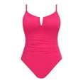 Time and tru women s and women s plus v wire one piece swimsuit sizes