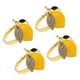 thumbnail image 4 of Juego de 4 servilleteros de verano con forma de limón, porta servilletas decorativos de frutas para bodas, fiestas y decoración de mesas festivas, hebillas de servilleta amarillas de primavera., 4 of 4
