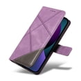 thumbnail image 4 of Designed for iPhone 15 Plus Case Wallet, Men Women Flip Folio Cover with PU Leather Stand Credit Card Holders Slots Wrist Strap Magnetic Clasp Phone Case for iPhone 15 Plus, Purple, 4 of 11