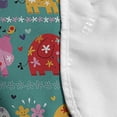 thumbnail image 4 of Animal Cartoon Microwave Oven Cover, Joyful Pattern Colorful Animals Happy Flowers Funny Nature, Water Resistant Organizer with Pockets for Kitchen, 36" x 12", Multicolor, by Ambesonne, 4 of 4