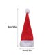 thumbnail image 4 of Tamaño único: 4x9 cm peso único: 1 g material: tela no tejida Suministros de decoración navideña mini gorro de Papá Noel Sombrero de paleta navideña Sombrero de fieltro no ANGGREK Otros, 4 of 8