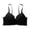 Black Bra, variant on Underwire Floral Lace Bras for Women Adjustable Strap Camisole Push Up Everyday Tshirt Bra White Bra 80D