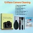 thumbnail image 3 of 12-Piece Camera Cleaning and Maintenance Kit | Includes microfiber lens cloth, cleaning paper, air blower, brush, etc. Suitable for cleaning SLR/mirrorless camera lenses, camera lenses, and camera b, 3 of 9