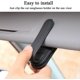 thumbnail image 5 of SZTXJ Sunglasses Holders (Black)for Car Sun Visor, Magnetic Leather Glasses Eyeglass Hanger Clip for Car, Ticket Card Clip Eyeglasses Mount, Car Visor, 5 of 5