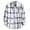 White, variant on Towmus Plus Size Plaid Flannel Shirt for Women Long Oversized Button Down Flannel Top Casual Blouses Outfits