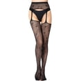 thumbnail image 3 of Intimates Women's Long Tube Suspender Socks Open File Temptation Panties Silk Stockings, 3 of 8