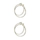 thumbnail image 4 of Qarigey 1 par de pendientes de niña, pendientes de aro grande para mujer, regalo para amiga, decoración para mujer Type4 NO4, 4 of 6