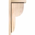thumbnail image 3 of 5 1/2"W x 8"D x 16"H Crestline Smooth Corbel w/Backplate, Douglas Fir, 3 of 9
