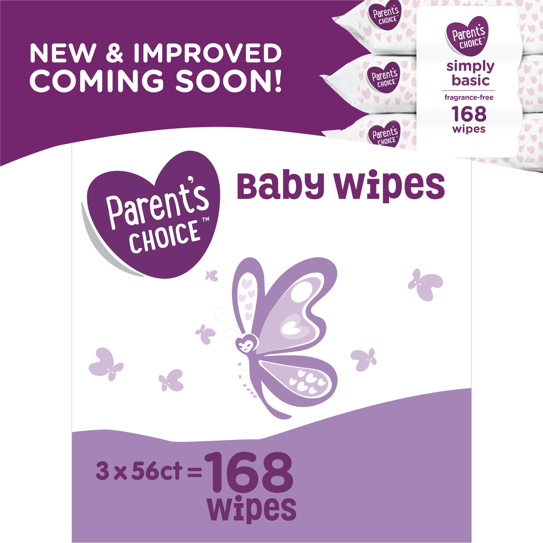 3 pack parents choice wipes