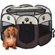 thumbnail image 1 of Carpa plegable portátil para mascotas, marrón S: 73 * 73 * 43 CM, tienda de campa?a para perros plegable para juegos deportivos al aire libre ZefeiWu 8390615400077, 1 of 1
