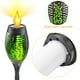 thumbnail image 5 of Luz solar para jardín Luz exterior Encendido/apagado automático IP65 Llama parpadeante impermeable, 5 of 9