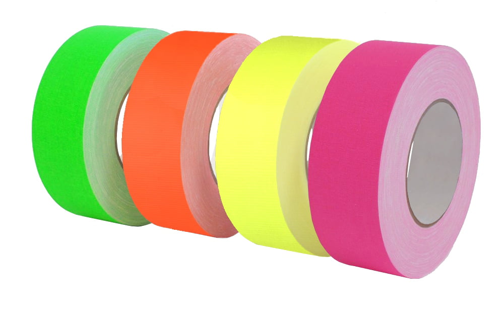 T.R.U Superior Performance Fluorescent Duct Tape Fluorescent Pink 1/2" X 60 Yd. 