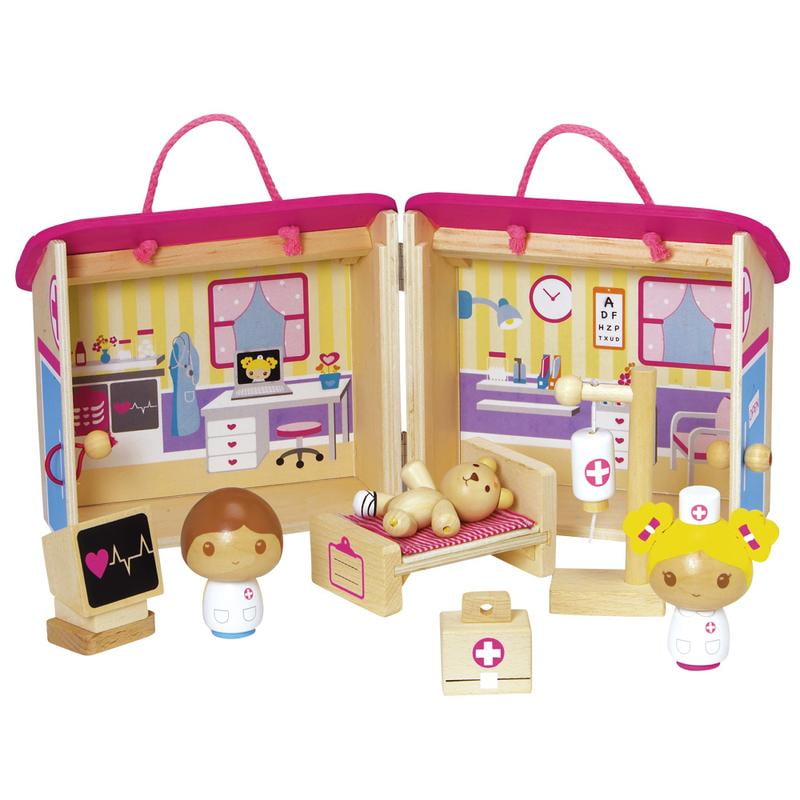 Owie Hospital Wooden Playset