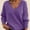 Purple, variant on NMMUED Winter Tops for Women Knitted Tops for Women Soft Sweaters for Women Long Sleeve Sweaters for Women Knit Sweater for Women Drop Shoulder Sweater Pull Over Sweaters Womens Beige 3XL