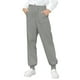 thumbnail image 2 of Cowsor Kids Solid Color Sweatpants Casual Elastic Waist Joggers Pants Comfort Loose Fit Athletic Pants Running Trousers, 2 of 7