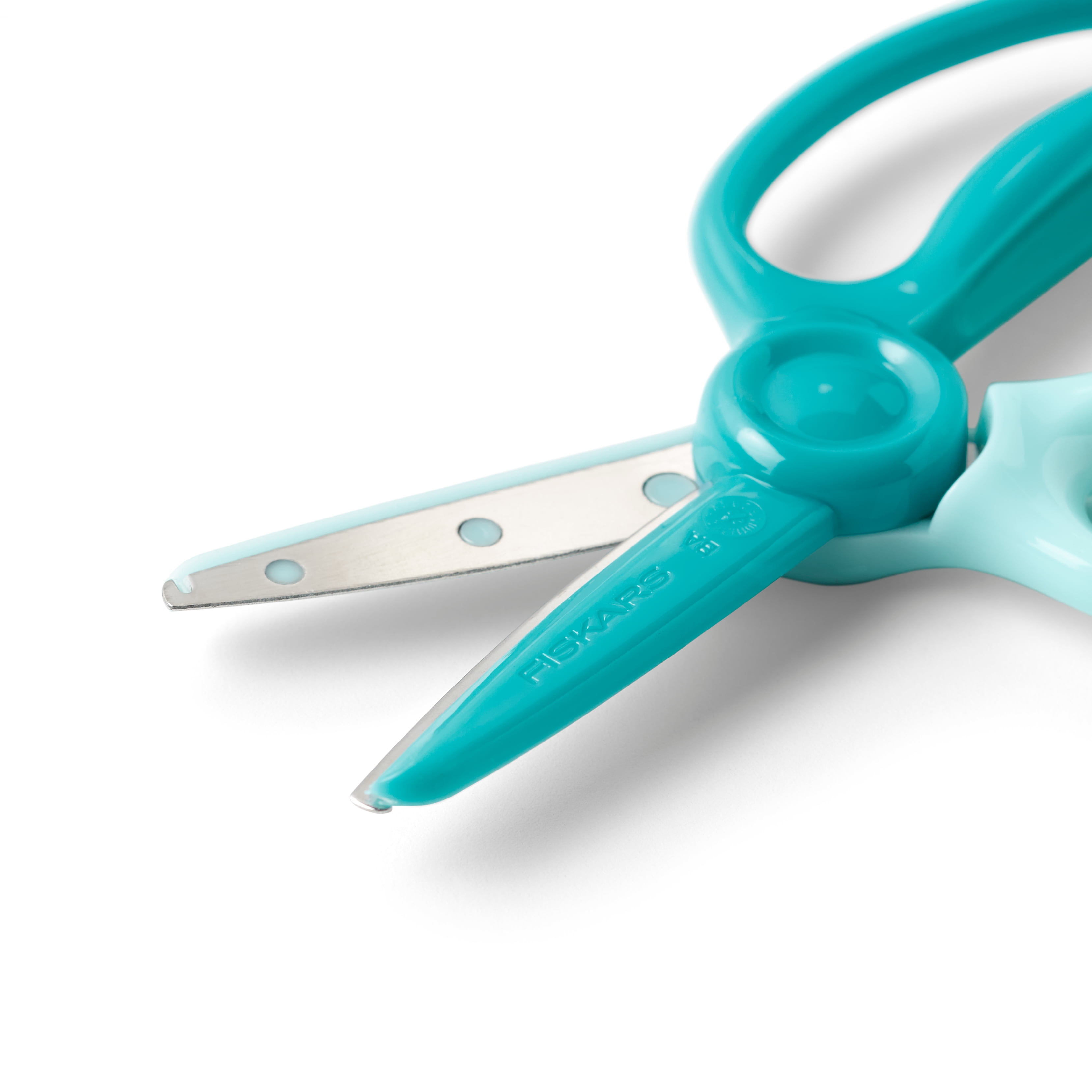 Fiskars Preschool Learn to Cut Scissors ages 3+ Aqua and Lime