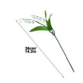 thumbnail image 3 of Dpityserensio Artificial Lily of the Valley Single Stem Real Touch Faux Flower for Home Table Vase Decor 1PC, 3 of 7