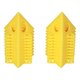thumbnail image 2 of Juego de Mini soportes para pintura de 20 piezas soportes de soporte de cono amarillo de 6x5cm soporte de soporte de pintura para marco de fotos de carpintería reutilizable ANGGREK Otros, 2 of 8