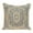 Beige, variant on Abu Transitional Beige Square Throw Pillow