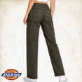 thumbnail image 5 of Dickies Womens Work Pants - Twill Cotton Slim Fit Roll Hem Carpenter Pants for Women with Pockets, 5 of 7